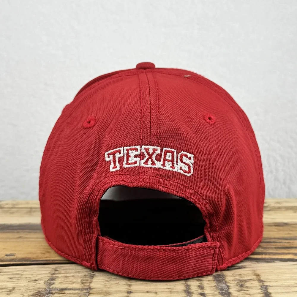 Texas Rangers Hat Cap‎ Strap Back Mens One Size Red White MLB Baseball New Era - Picture 3 of 6